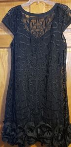 David's Bridal Jessica Simpson Black dress